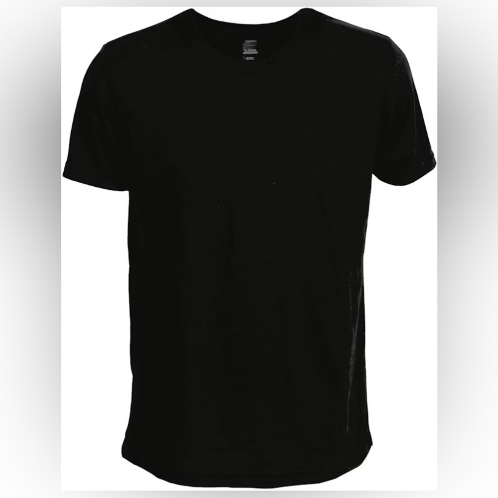 Tultex Black Cotton Tee